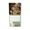 12 měsíců plných bylinek a tipů v plánovacím nástěnném kalendáři na křídovém papíru