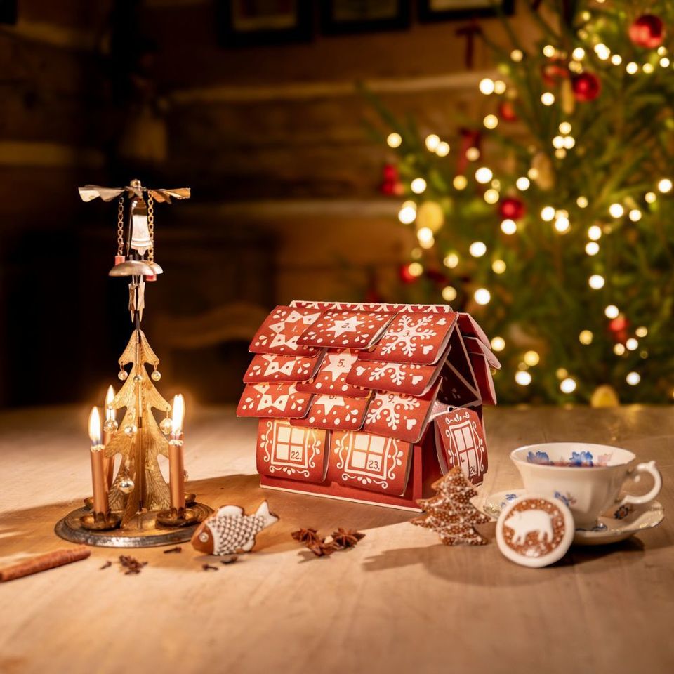 Zažijte kouzlo adventního období s naším jedinečným bylinným adventním kalendářem ve tvaru chaloupky, který přináší radost každý den až do Vánoc. Adventní kalendář obsahuje 24 vybraných druhů bylinných a ovocných čajů, 24 tradic a zajímavostí o českých Vánocích a překvapení uvnitř. 