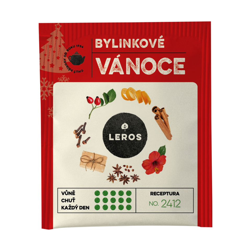 Přeneste se do Vánoc svého dětství s vánočním bylinným čajem Bylinkové Vánoce. Tato voňavá sváteční směs bez přidaných aromat v sobě ukrývá pouze čistou sílu bylinek a hřejivého koření. Spolehlivě provoní váš domov a stane se ideálním společníkem pro zimní chvíle pohody i krásným drobným dárkem pro vaše blízké. 
