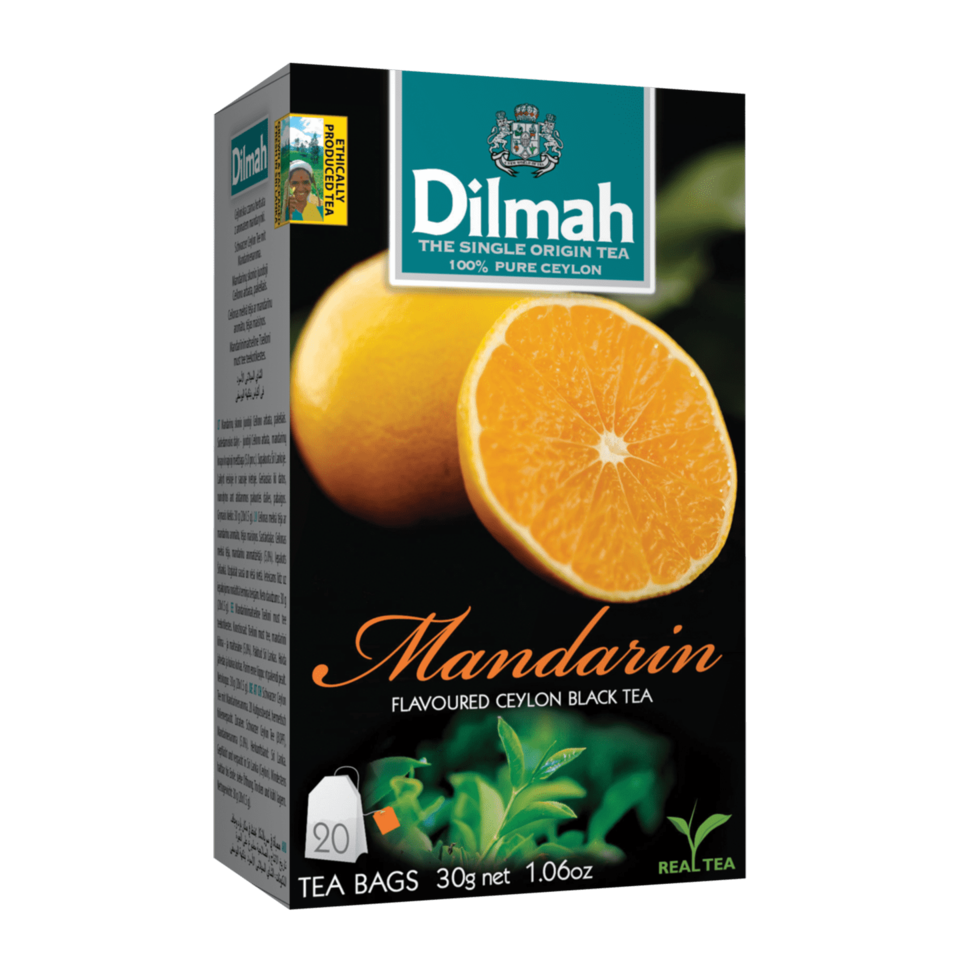 Čierny čaj s príchuťou šťavnatej mandarínky Vás nielen povzbudí, ale v letných dňoch aj príjemne osvieži. 