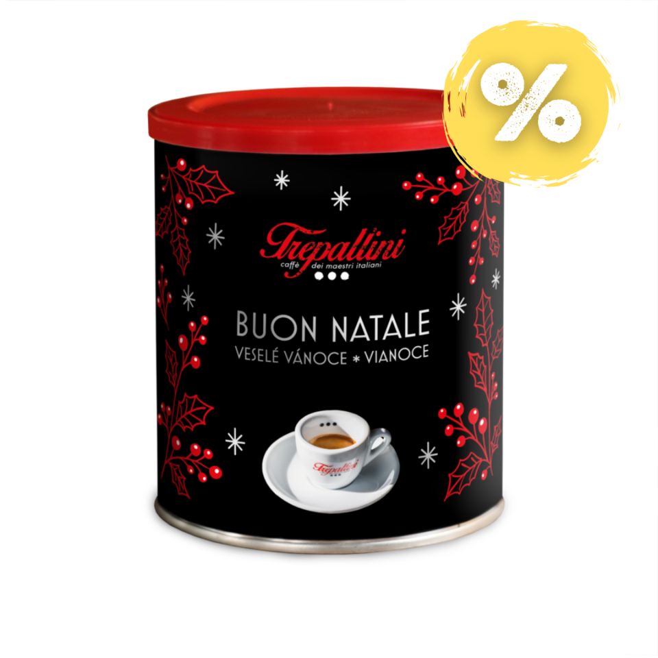 TREPALLINI Trepallini Vánoce, plechovka 250g, zrnková káva