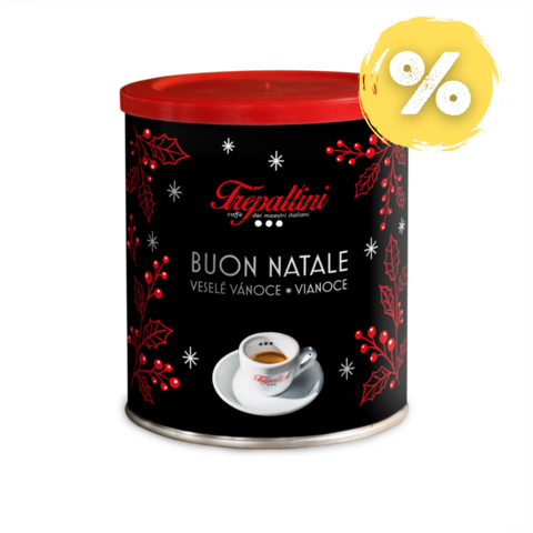 LEROS Trepallini Vánoce, plechovka 250g, zrnková káva