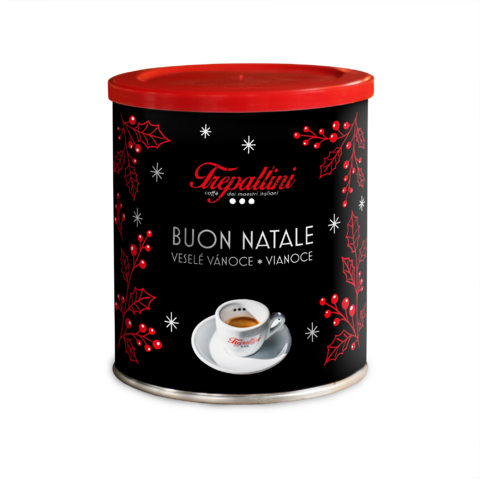 TREPALLINI Trepallini Vánoce, plechovka 250g, zrnková káva