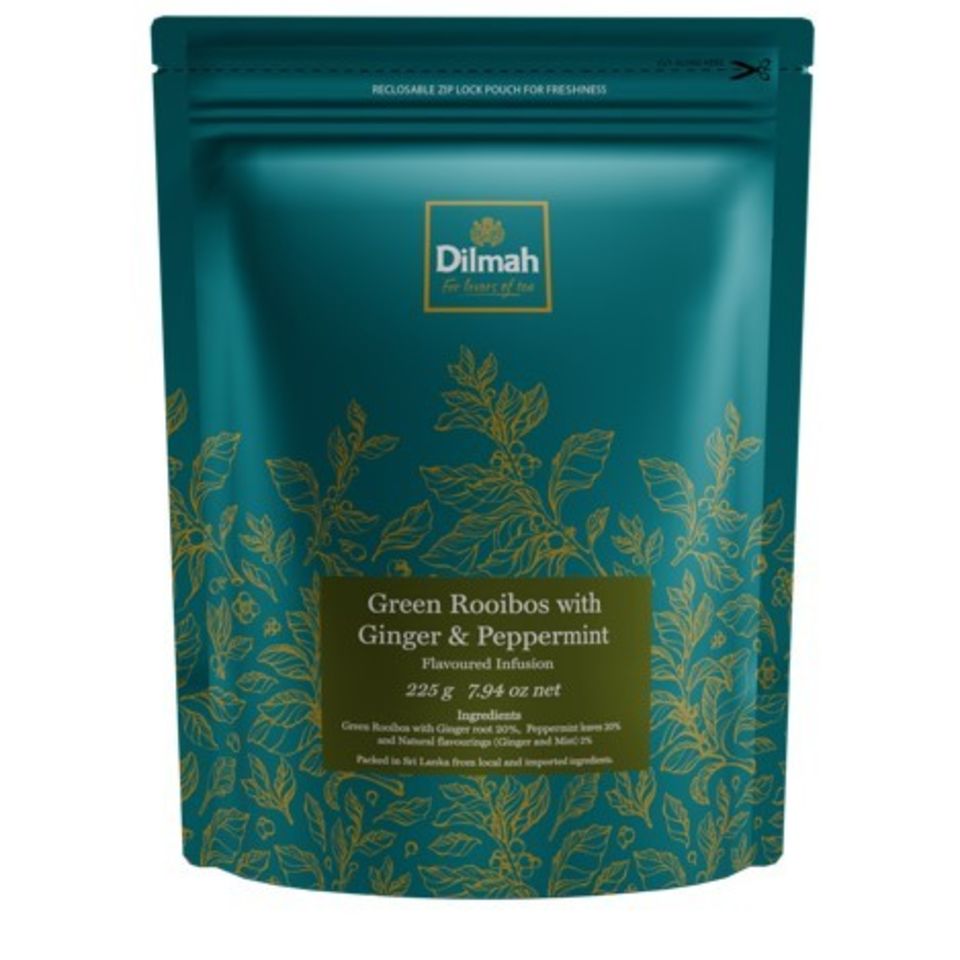 B2G_LEROS 	Dilmah Čaj Green Rooibos & Peppermint 225g, sypaný