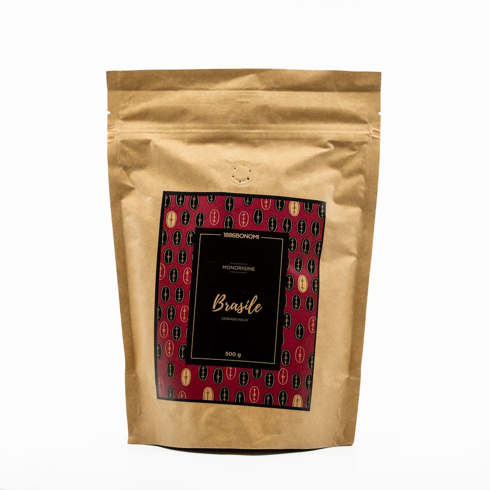 B2G_LEROS Káva Bonomi Single Origin Brasil zrnková 500g