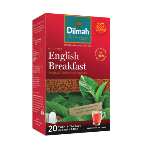 DILMAH Dilmah Čaj čierny Gourmet English Breakfast 20/2 g, skupinovo balené