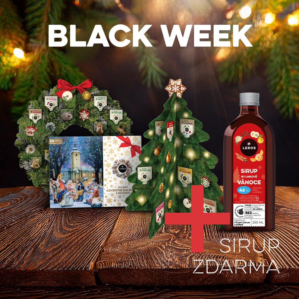 LEROS Black Friday: Adventný mix + sirup zadarmo!