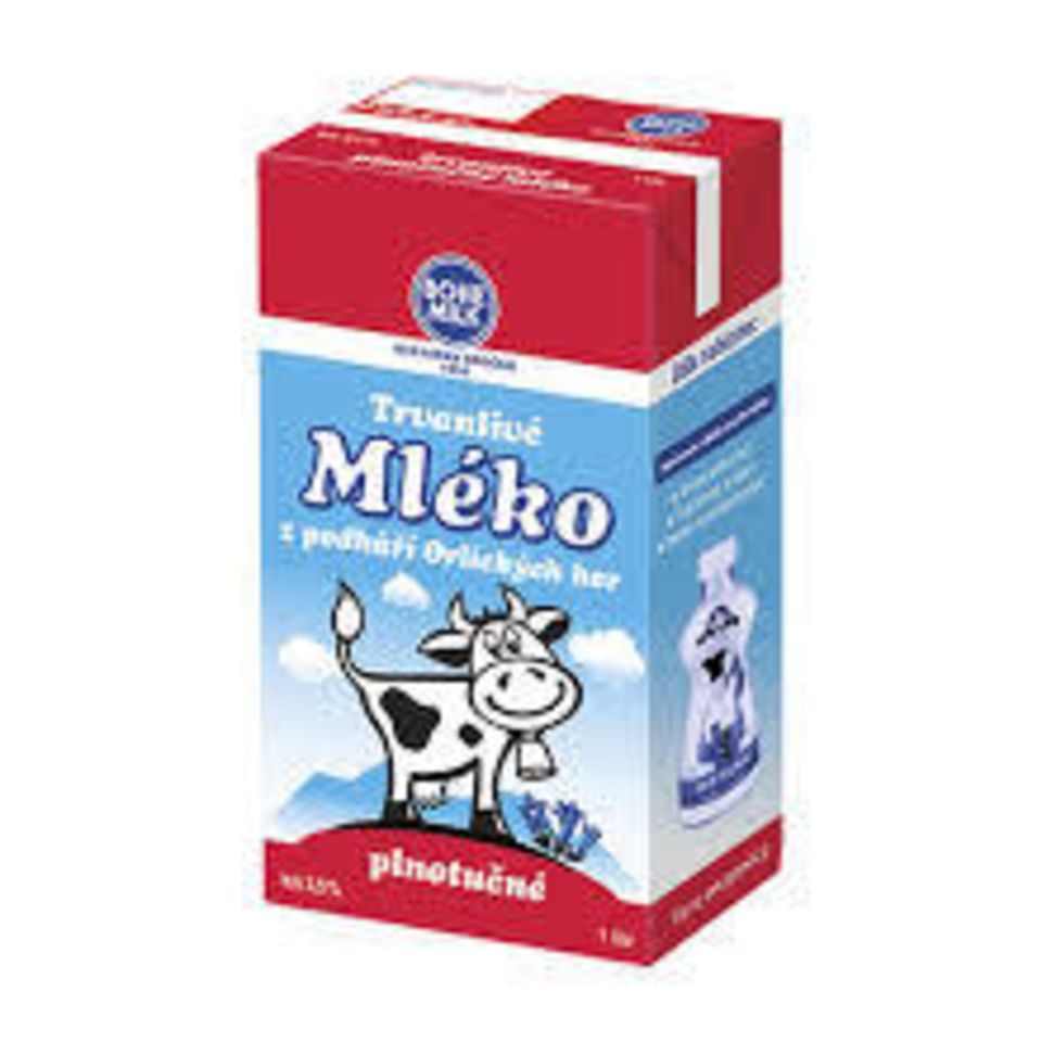 B2G_LEROS Bohemilk plnotučné 3,5% mléko trvanlivé 1l