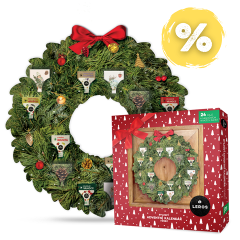 LEROS Bylinný adventní kalendář věnec 5