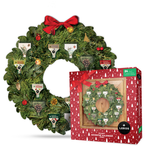 LEROS Bylinný adventný kalendár veniec 5