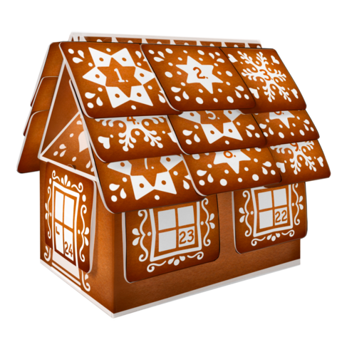 LEROS Bylinný adventní kalendář chaloupka 5