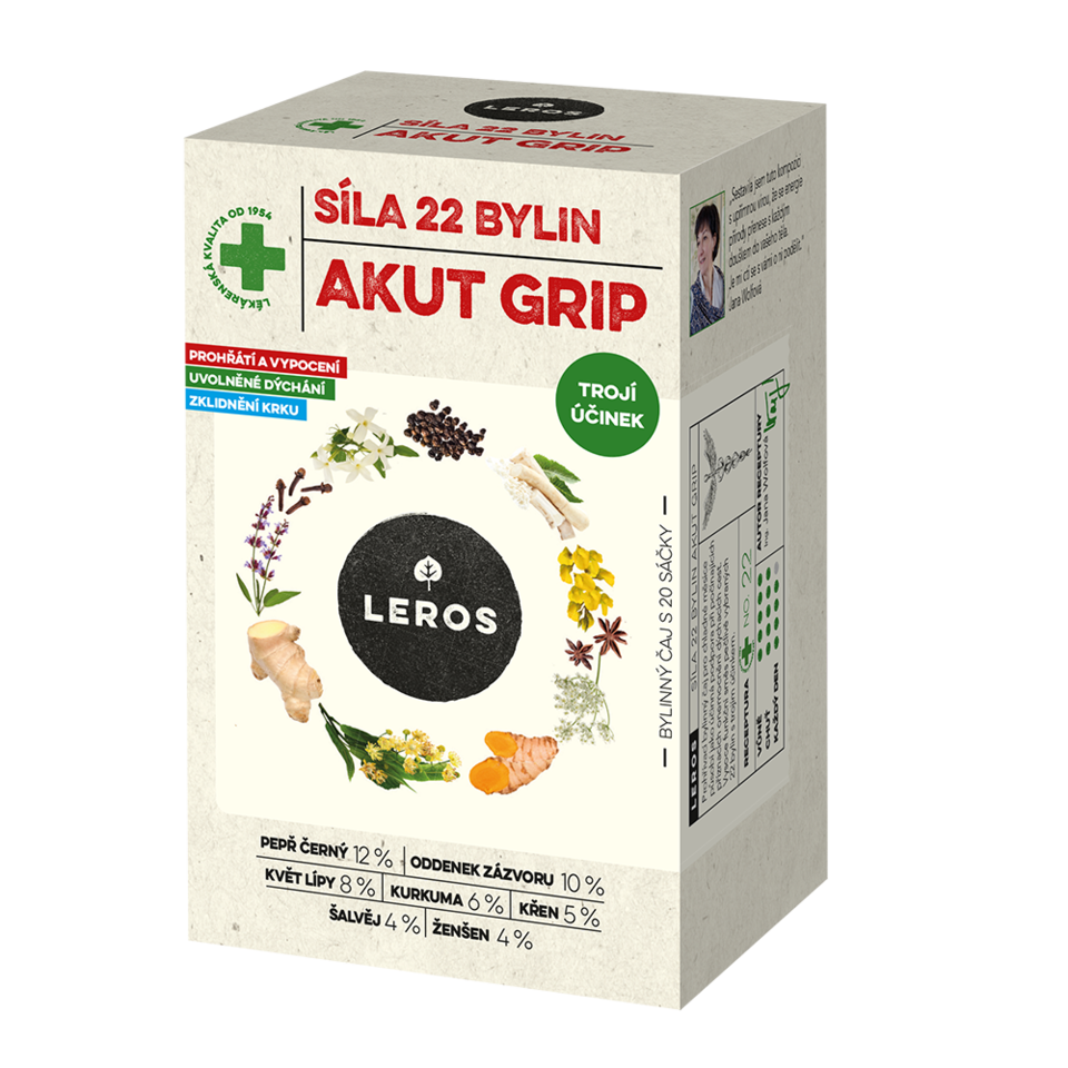 LEROS Síla 22 bylin AKUT GRIP 20 n.s.