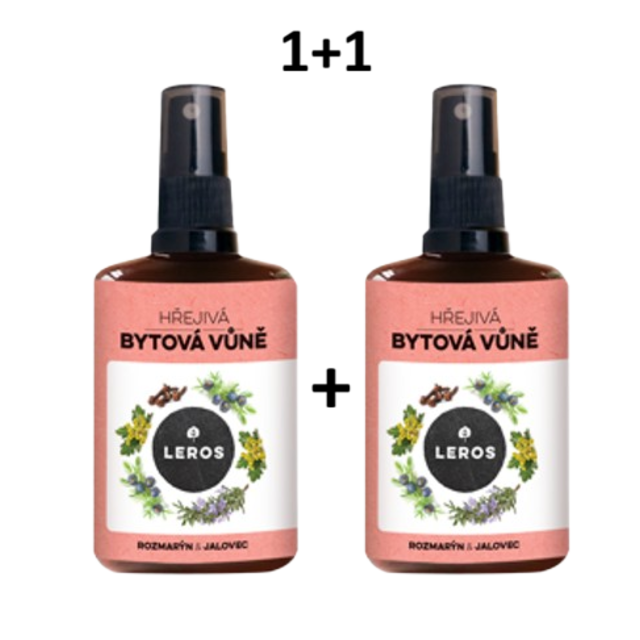 LEROS Hřejivá bytová vůně rozmarýn a jalovec akce 1+1