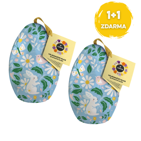 LEROS 1+1 Velikonoční vejce se sypaným čajem