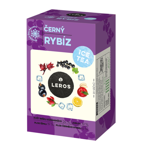 LEROS Ice tea čierne ríbezle 