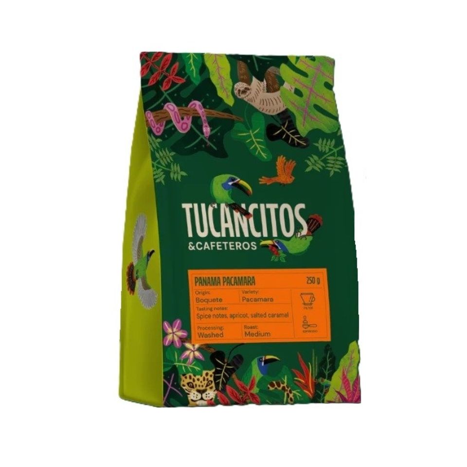 B2G_LEROS Tucancitos & Cafeteros Panama Pacamara/ESPRESSO i FILTR 250g