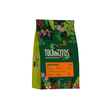 LEROS Tucancitos & Cafeteros Panama Pacamara/ESPRESSO i FILTR 250g