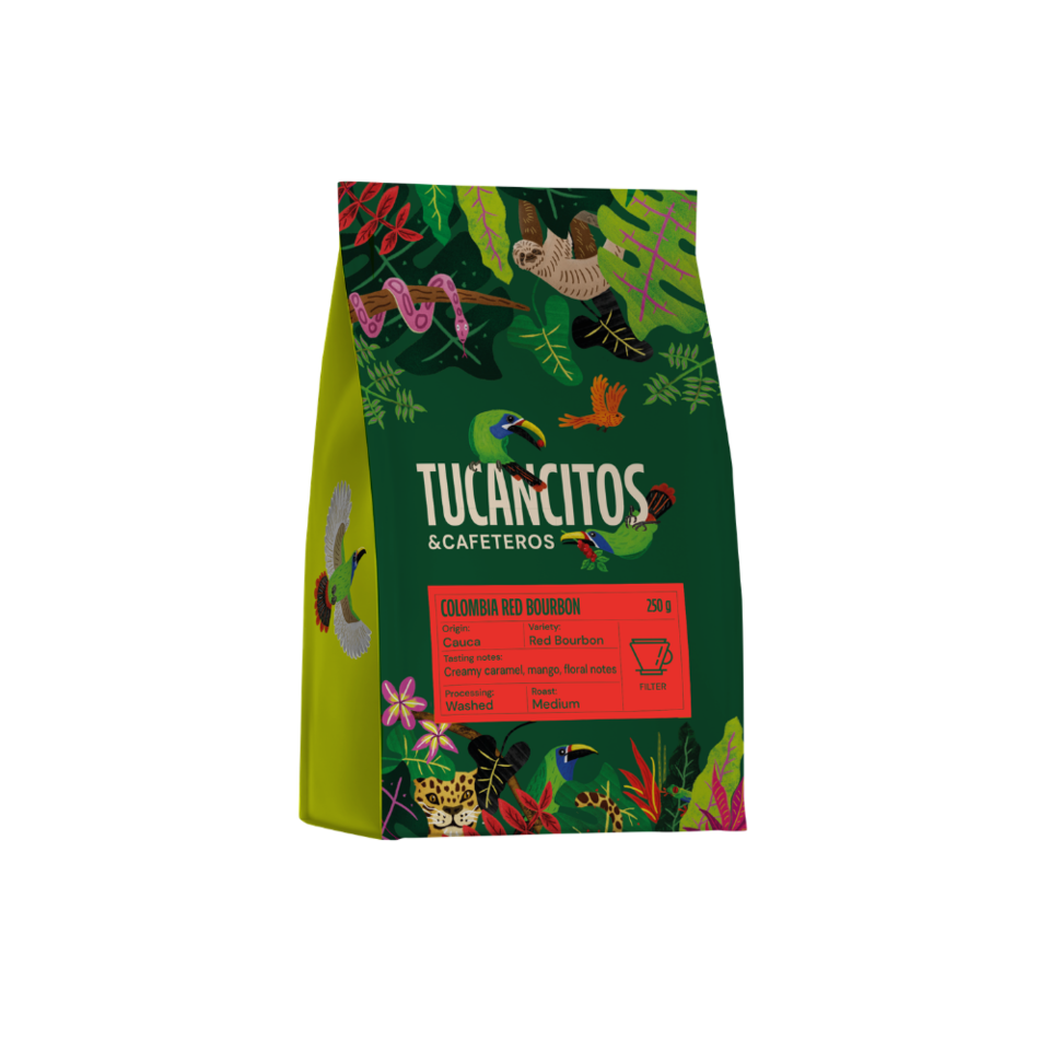 LEROS Tucancitos & Cafeteros Colombia Red Bourbon/FILTR 250g