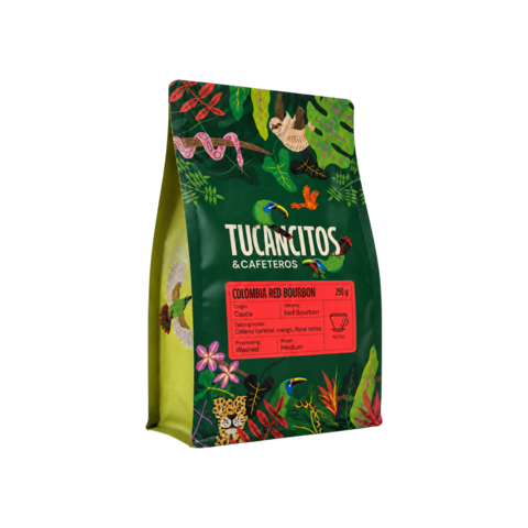 B2G_LEROS Tucancitos & Cafeteros Colombia Red Bourbon/FILTR 250g