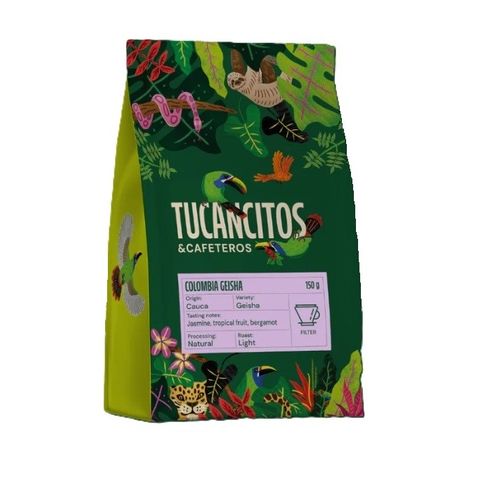 B2G_LEROS Tucancitos & Cafeteros Colombia Geisha/Filtr 150g