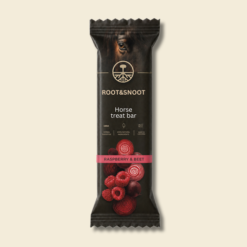 ROOTANDSNOOT Horse treat bar Raspberry and Beet 50 g
