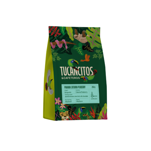 LEROS Tucancitos & Cafeteros Panama Peaberry / ESPRESSO 250g