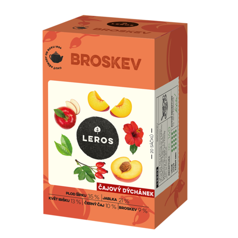 LEROS Čajový dýchánek Broskev