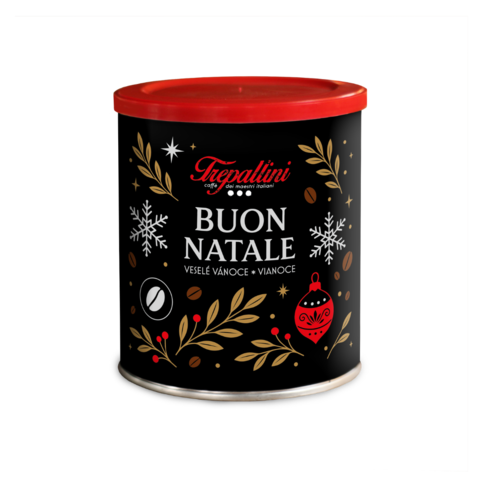 TREPALLINI Trepallini Vánoce, plechovka 250g, zrnková káva