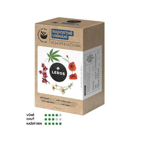 Obrázok produktu RADOSTNÉ ZASPÁVANIE, Konope & Vlčí mak