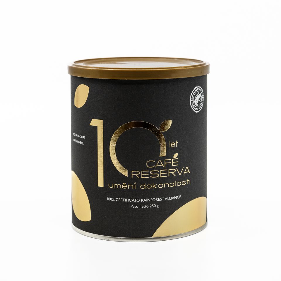 B2G_LEROS CAFÉ RESERVA 100% RAINFOREST 250 g Limitovaná edice "10 let"