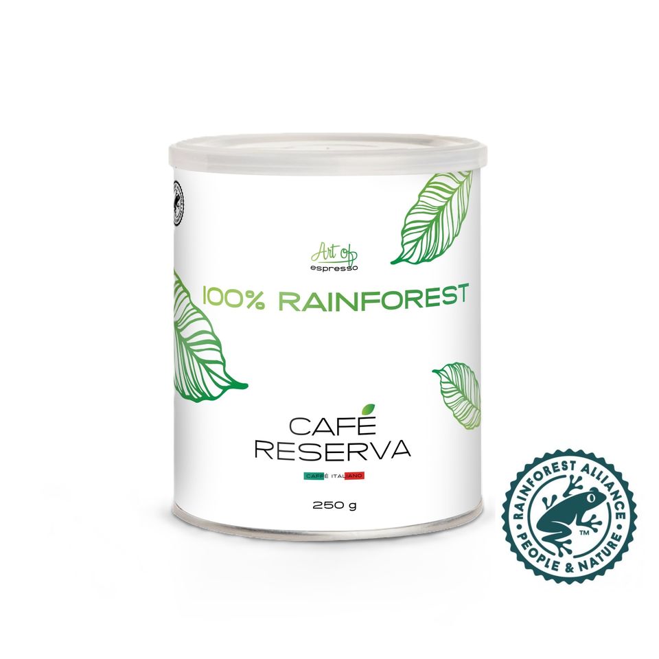 LEROS Cafe Reserva 100% Rainforest zrnková 250 g