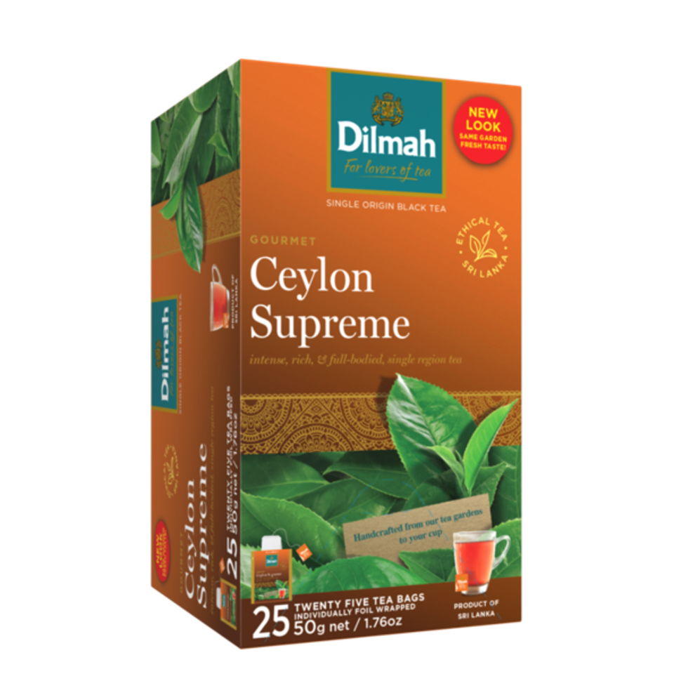 DILMAH Dilmah Čaj čierny Gourmet Ceylon Supreme 25/2 g