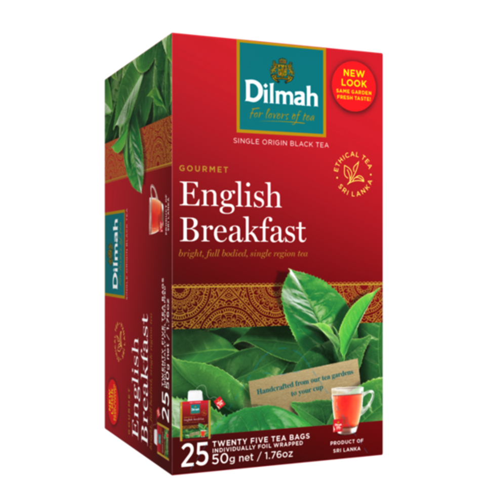 DILMAH Dilmah Čaj černý Gourmet English Breakfast 25/2g