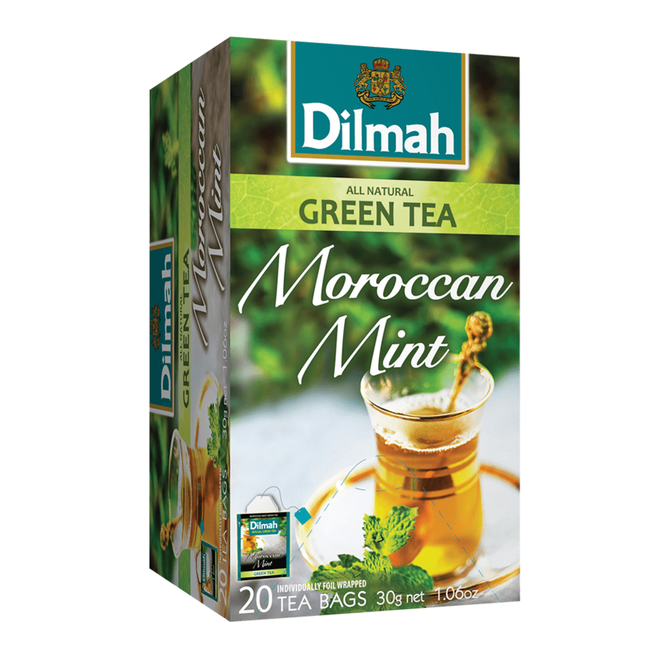 DILMAH Dilmah Čaj zelený Marocká máta 20/1,5g