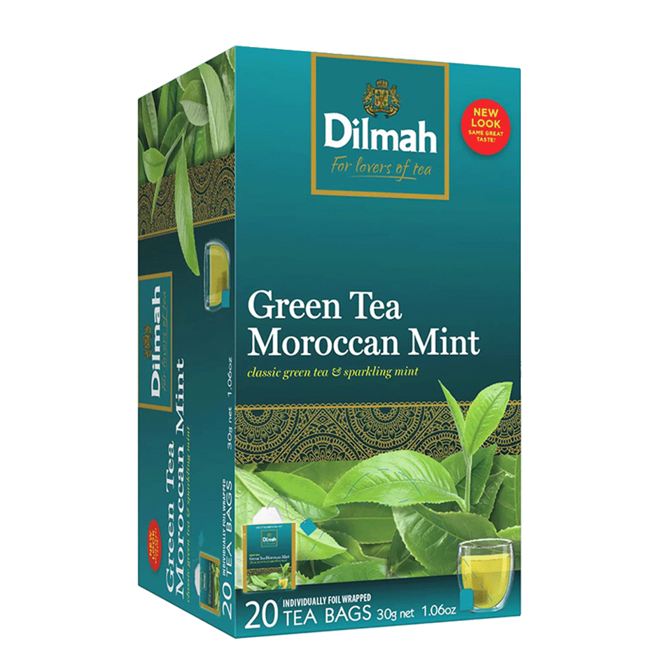 DILMAH Dilmah Čaj zelený Marocká máta 20/1,5g