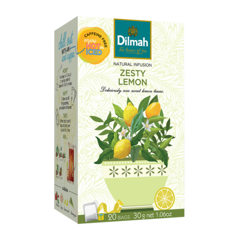 LEROS Dilmah Čaj ovocný Naturally Zesty Lemon 20/1,5g