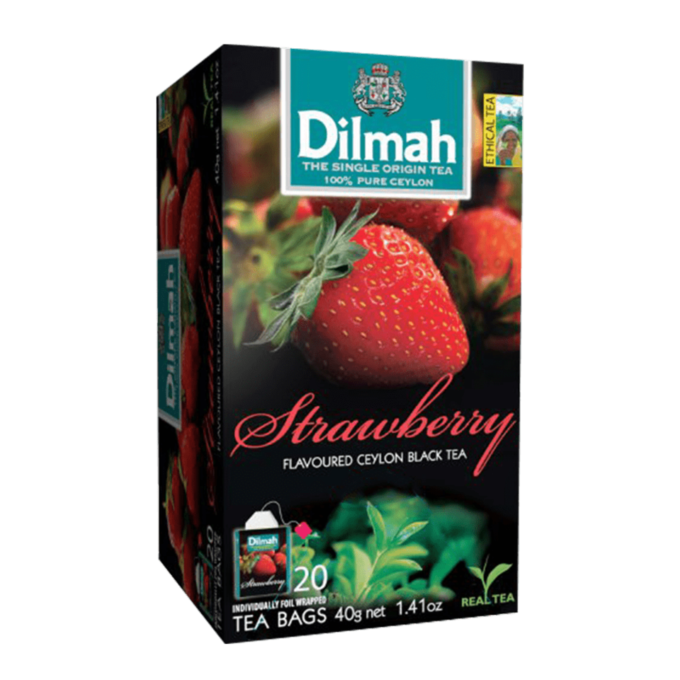 B2G_LEROS Dilmah Čaj čierny Jahoda 20/2 g