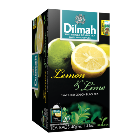 B2G_LEROS Dilmah Čaj čierny Citrón Limetka 20/2 g