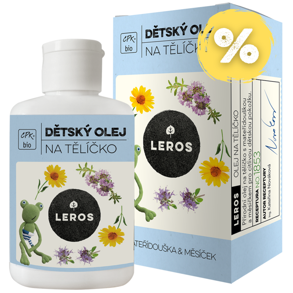 LEROS Dětský olej klidné bříško
