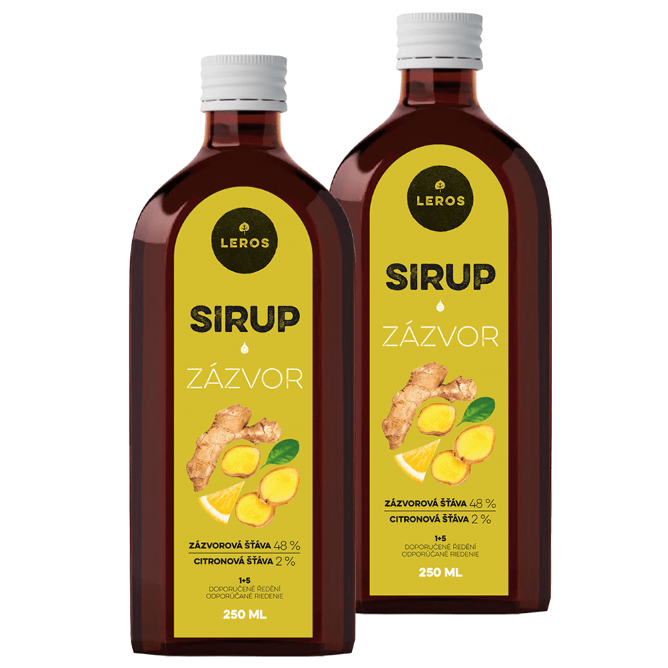 LEROS Výhodný set 2x sirup zázvor