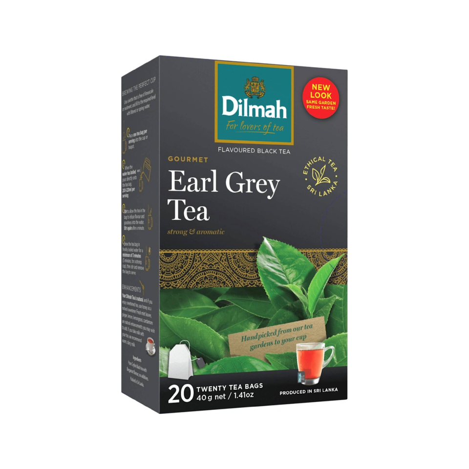LEROS Dilmah Čaj černý Earl Grey 20/1,5g, skupinově balené