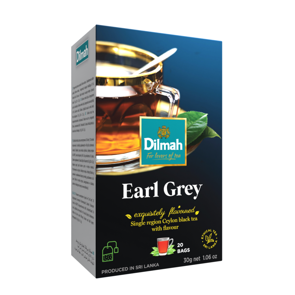 DILMAH Dilmah Čaj čierny Earl Grey 20/1,5 g, skupinovo balené
