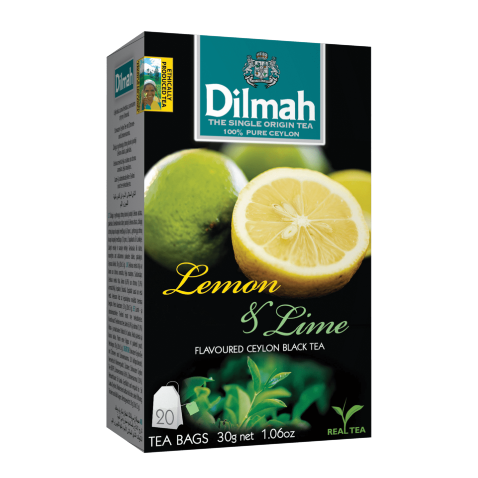 DILMAH Dilmah Čaj černý Citron Limetka 20/1,5g, skupinově balené