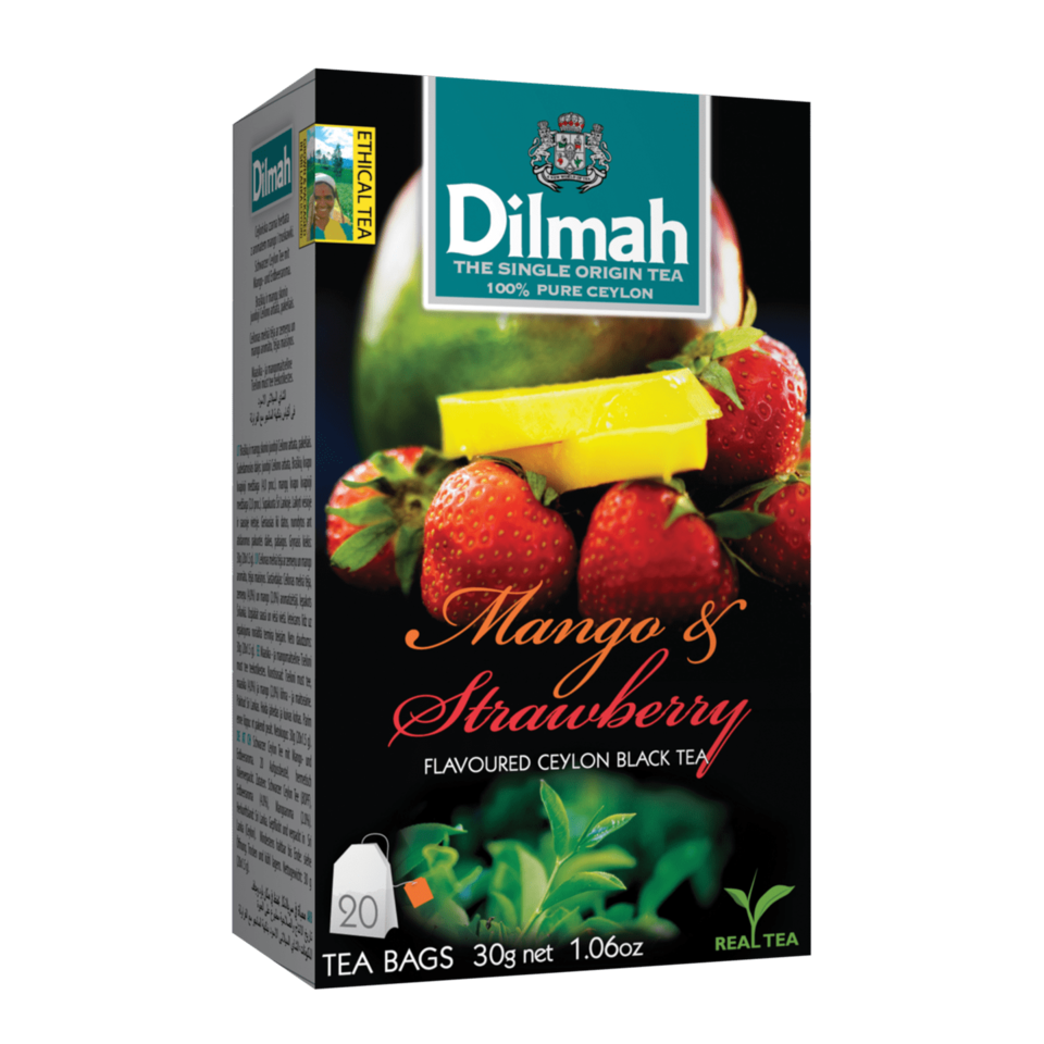 B2G_LEROS Dilmah Čaj černý Mango Jahoda 20/1,5g, skupinově balené