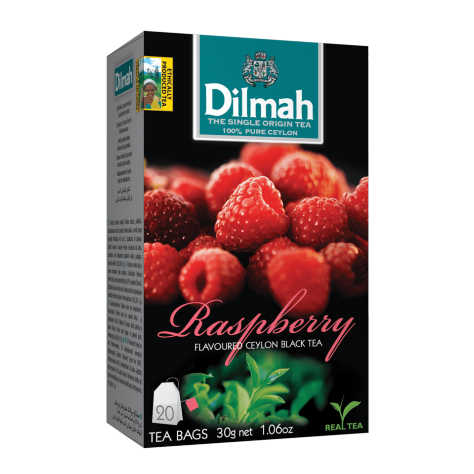 DILMAH Dilmah Čaj čierny Malina 20/1,5 g, skupinovo balené