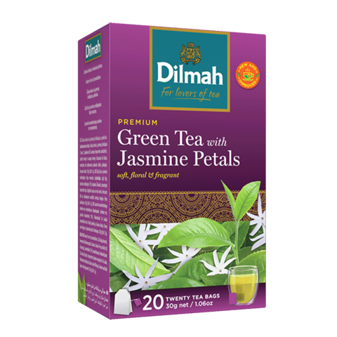 DILMAH Dilmah Čaj zelený Jazmín 20/1,5 g, skupinovo balené