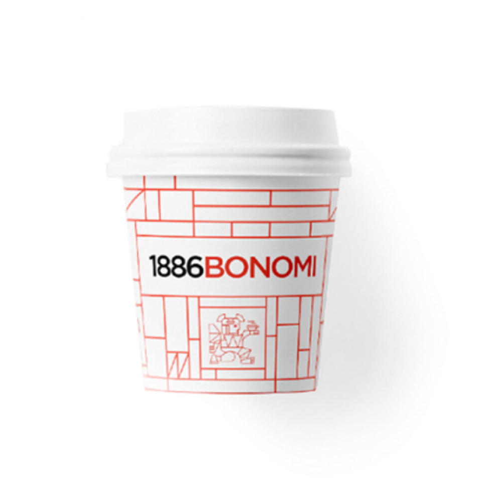 B2G_LEROS Kelímek Bonomi Cappuccino 50ks (Karton, 50 ks)
