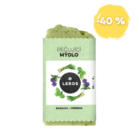 LEROS Pečující mýdlo bazalka & verbena