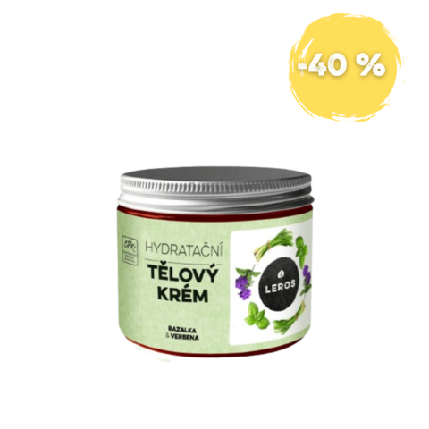 LEROS Hydratační tělový krém bazalka & verbena