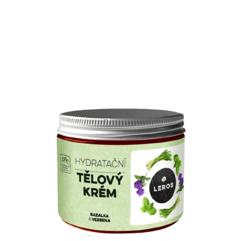 LEROS Vyživujúci telový krém, bazalka & verbena